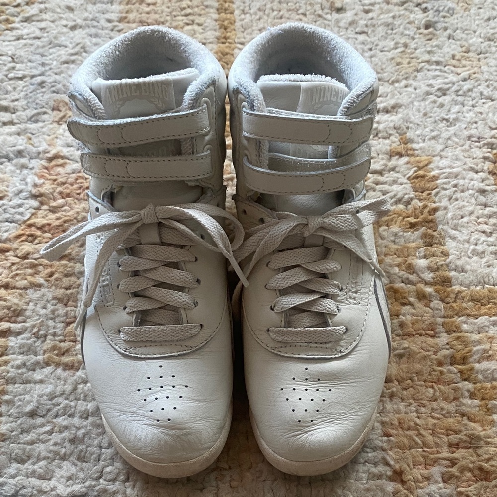 White High-Top Sneakers